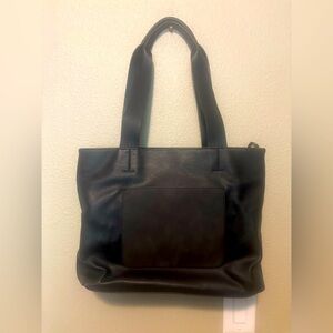 Universal Threads Black Fo Leather Bag